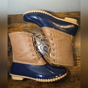 JBU by Jambu Maplewood Waterproof Duck Boots/Rain Boots Size 7M